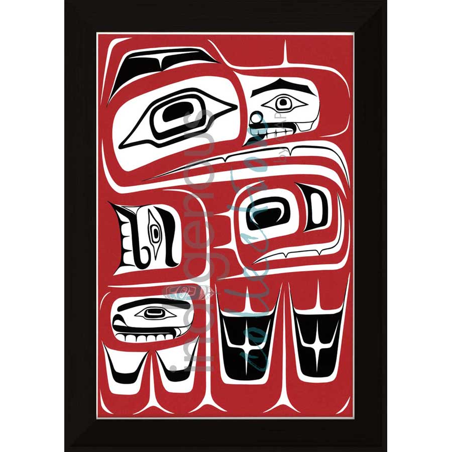 Seagull by artist Sean Whonnock - Kwakwaka'wakw. Indigenous Collection