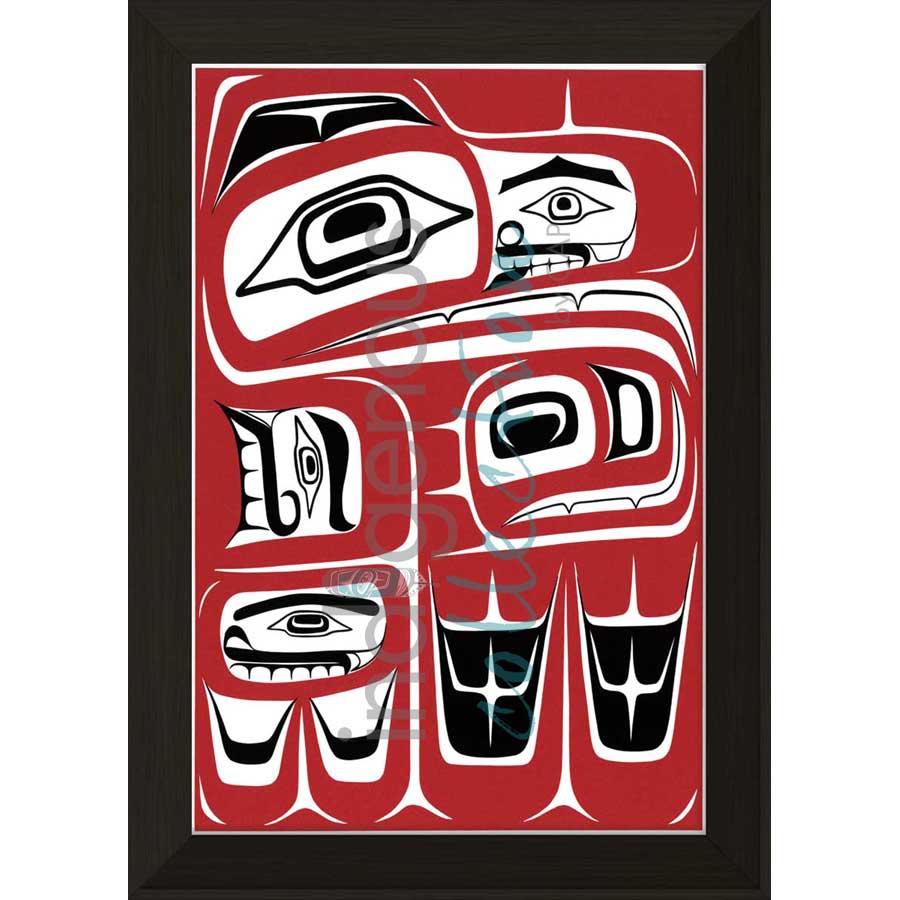 Seagull by artist Sean Whonnock - Kwakwaka'wakw. Indigenous Collection