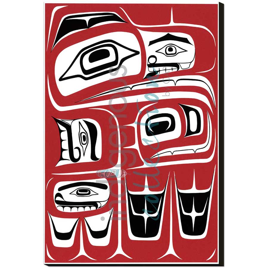 Seagull by artist Sean Whonnock - Kwakwaka'wakw. Indigenous Collection