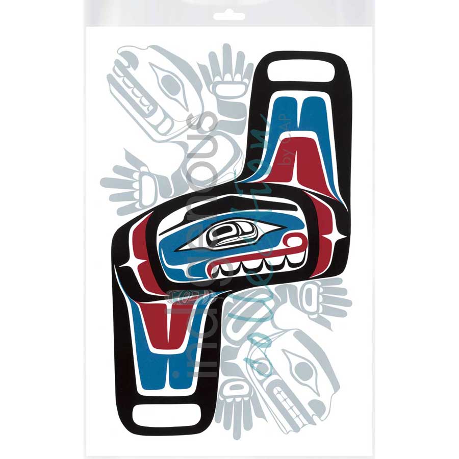 Twins by artist Sean Whonnock - Kwakwaka'wakw. Indigenous Collection