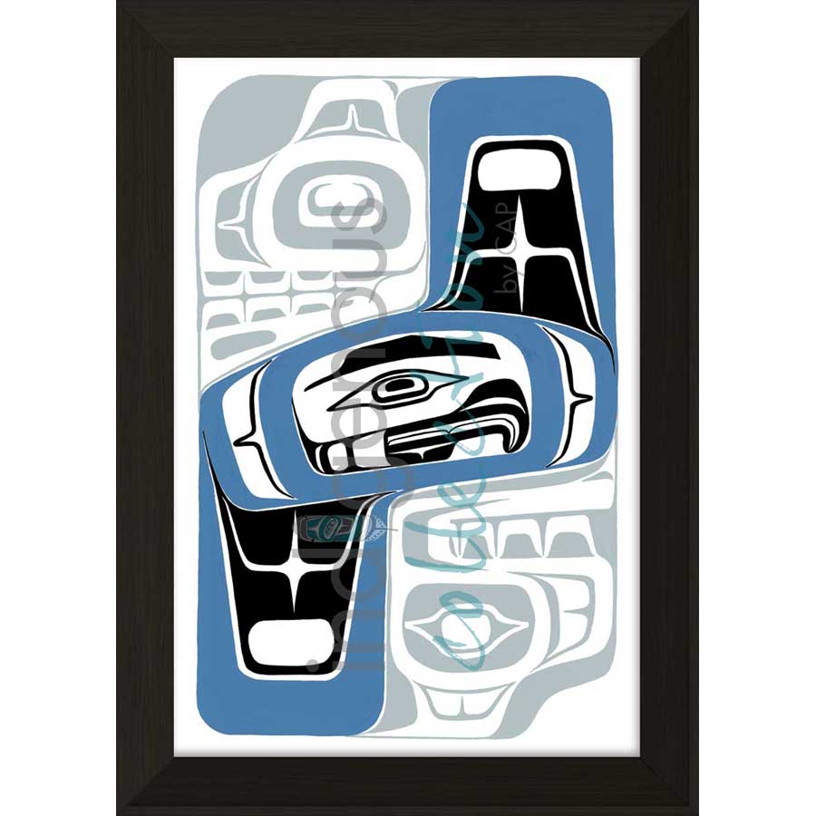 Brother Grizzly Bears by artist Sean Whonnock - Kwakwaka'wakw. Indigenous Collection