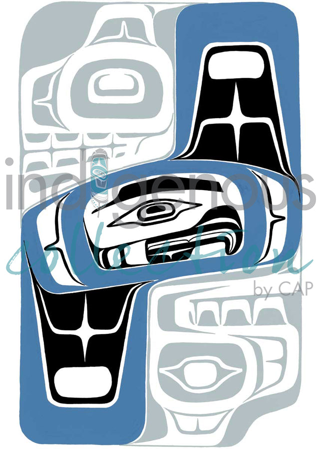 Brother Grizzly Bears by artist Sean Whonnock