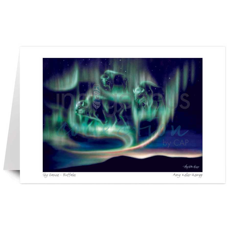 Sky Dance - Buffalos by artist Amy Keller-Rempp