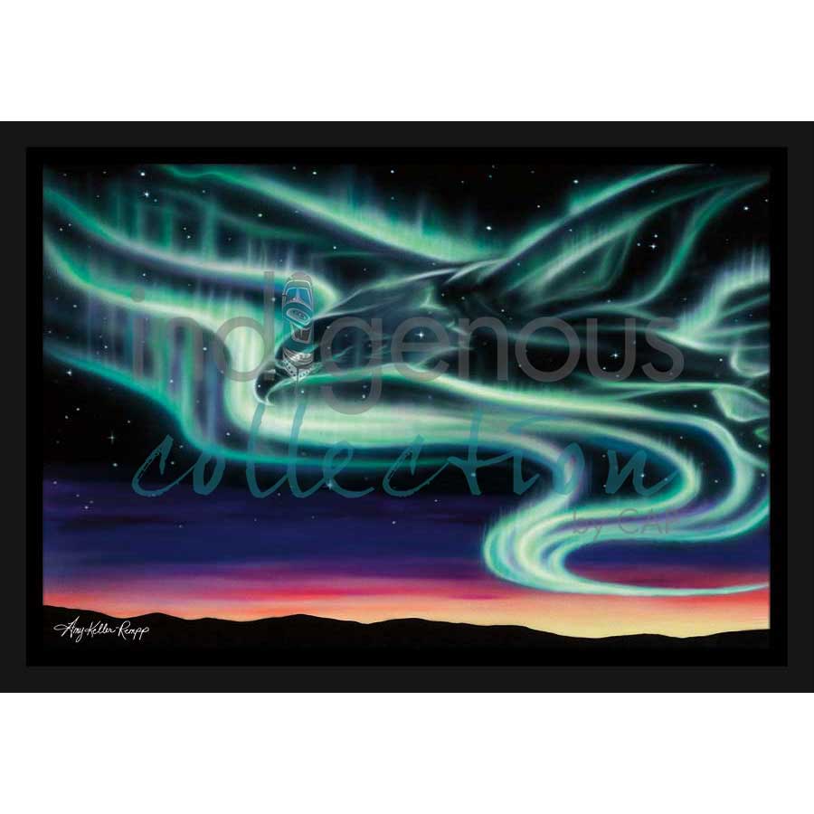 Sky Dance - Big Eagle by artist Amy Keller-Rempp - Mohawk. Indigenous Collection