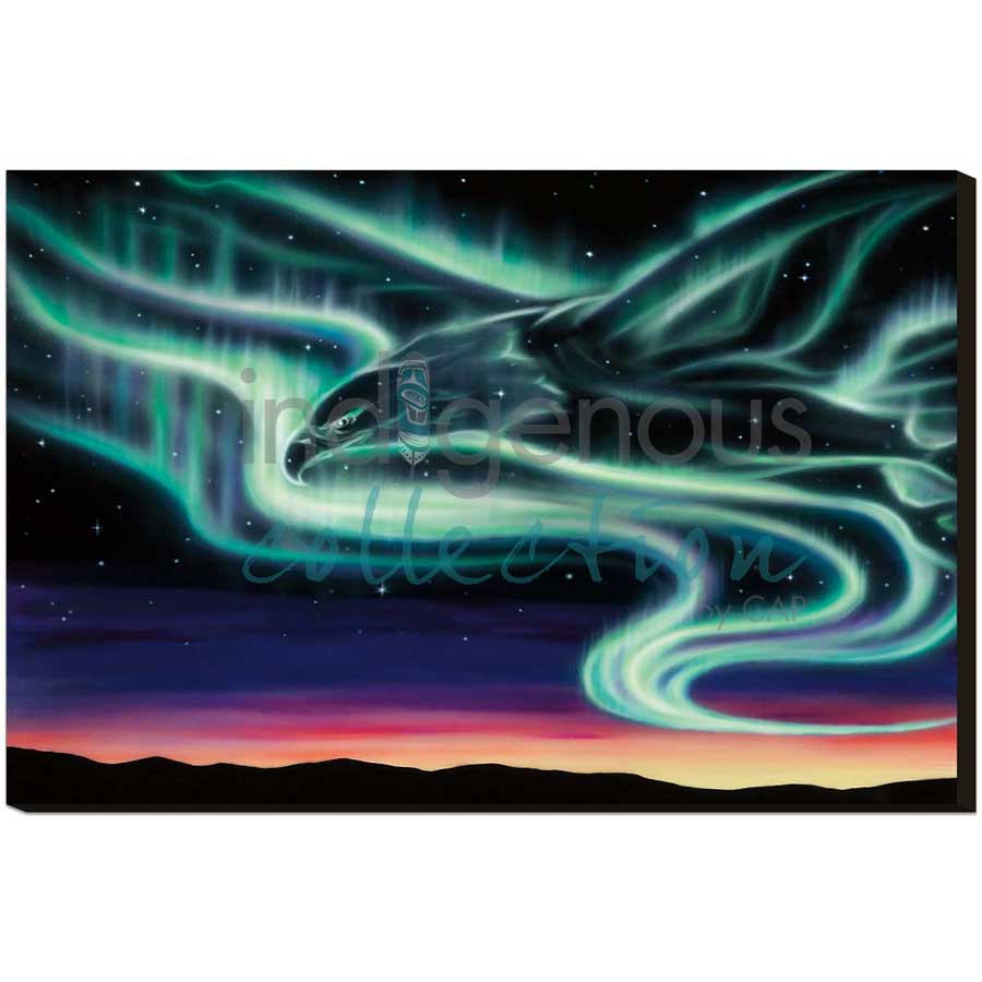 Sky Dance - Big Eagle by artist Amy Keller-Rempp - Mohawk. Indigenous Collection