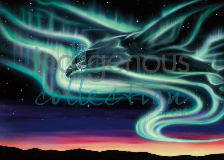 Sky Dance - Big Eagle by artist Amy Keller-Rempp