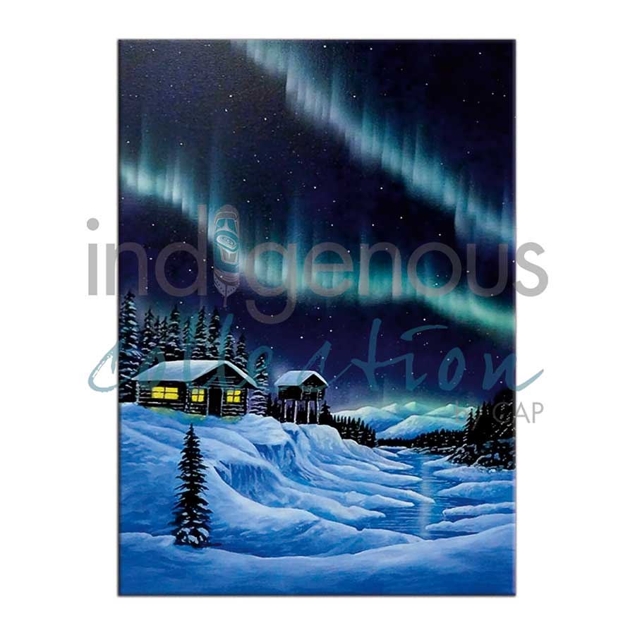 Northern Lights by artist Ronnie Simon - Gwich'in