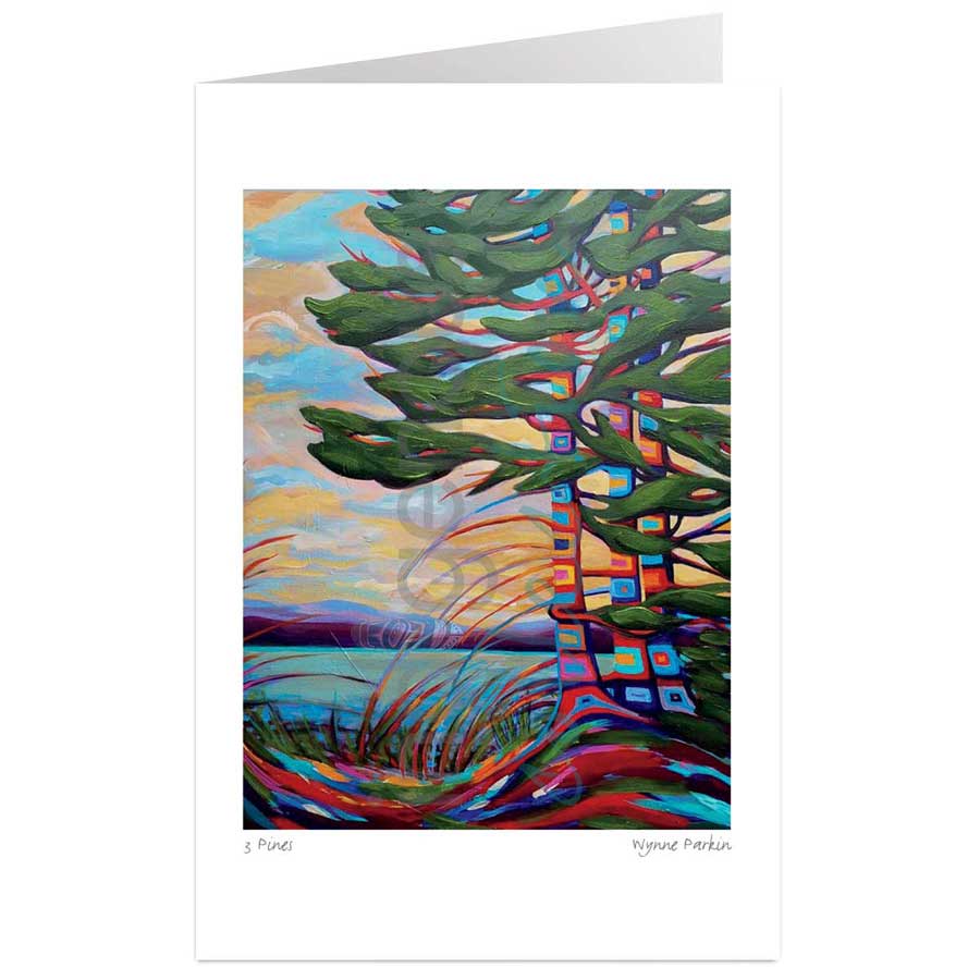3 Pines by artist Wynne Parkin