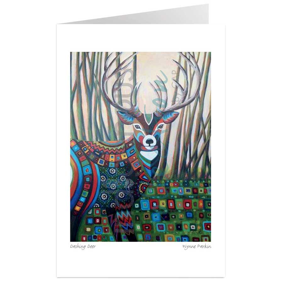 Dashing Deer by artist Wynne Parkin