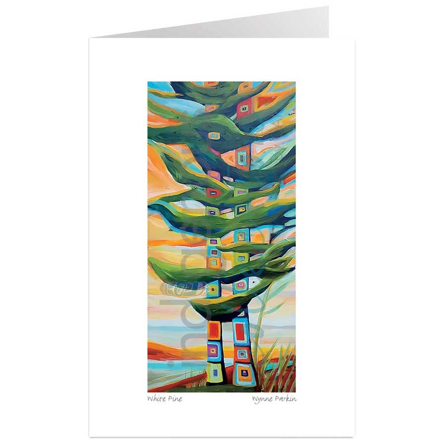 White Pines by artist Wynne Parkin