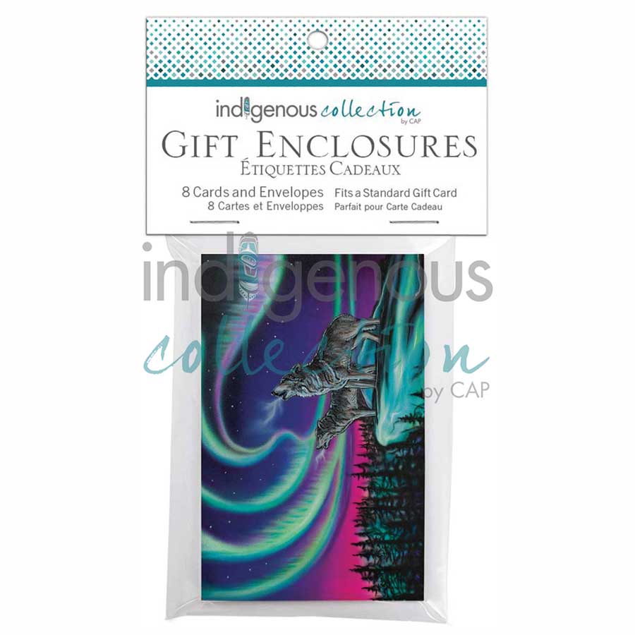 Sky Dance - Wolf Song Gift Enclosure Cards by artist Amy Keller-Rempp