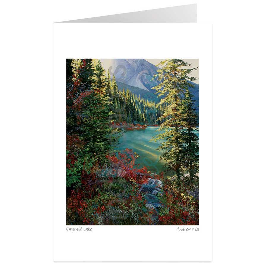 Emerald Lake by artist Andrew Kiss