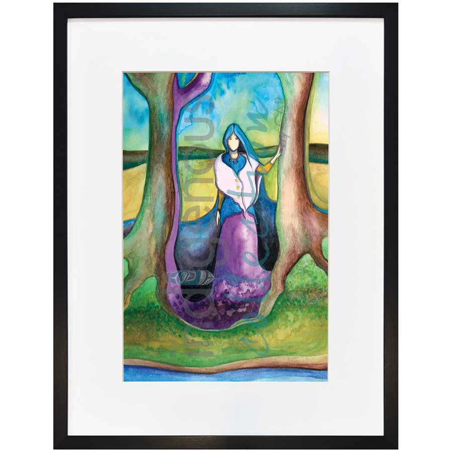 Earth Keeper / Gardienne de la Terre by artist Nathalie Coutou - Mi’kmaq Métis. Indigenous Collection