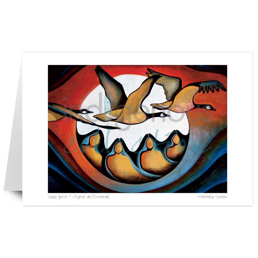 Geese Spirit /√Ç¬†L'Esprit de l'Outarde by artist Nathalie Coutou