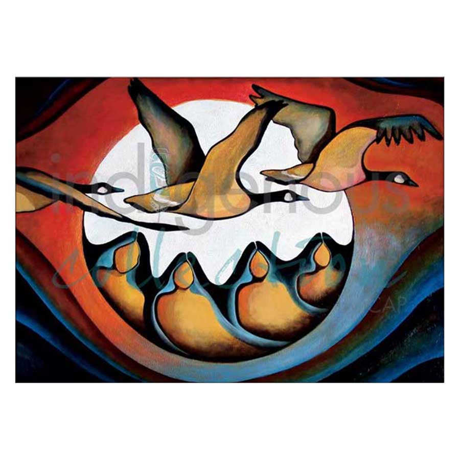 Geese Spirit / L'Esprit de l'Outarde Canvas Prints