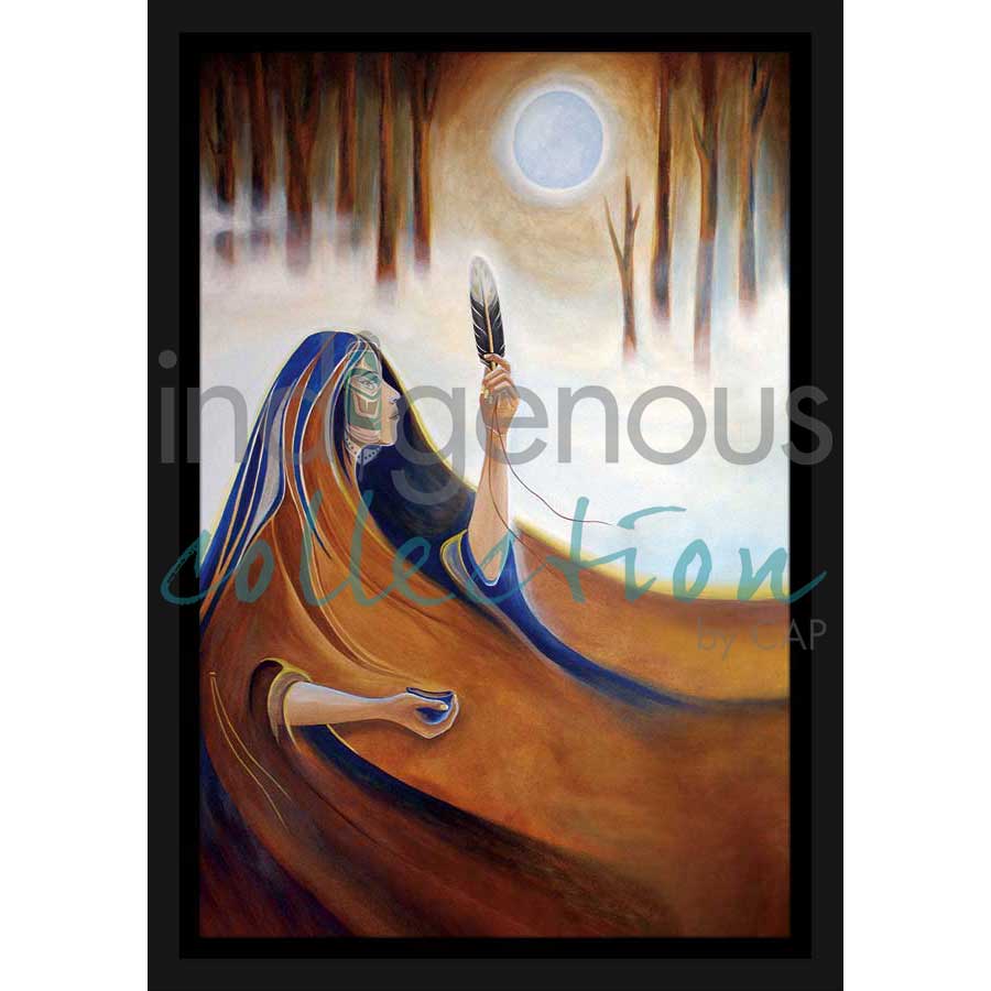 Giving Thanks / Rendre Hommage by artist Nathalie Coutou - Mi’kmaq Métis. Indigenous Collection