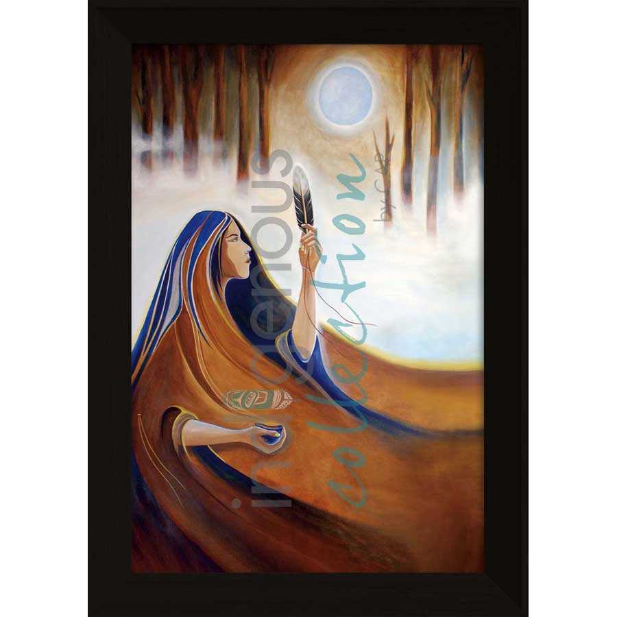 Giving Thanks / Rendre Hommage by artist Nathalie Coutou - Mi’kmaq Métis. Indigenous Collection