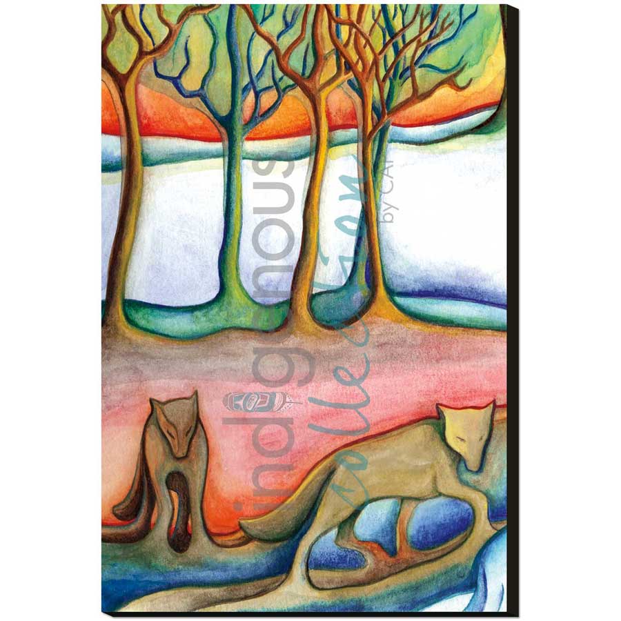 Going Home / Retour Chez Soi by artist Nathalie Coutou - Mi’kmaq Métis. Indigenous Collection
