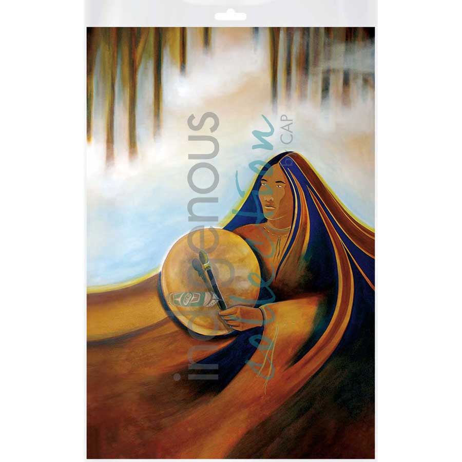 Honouring the Giver of Life / Hommage à la Source de Vie by artist Nathalie Coutou - Mi’kmaq Métis. Indigenous Collection