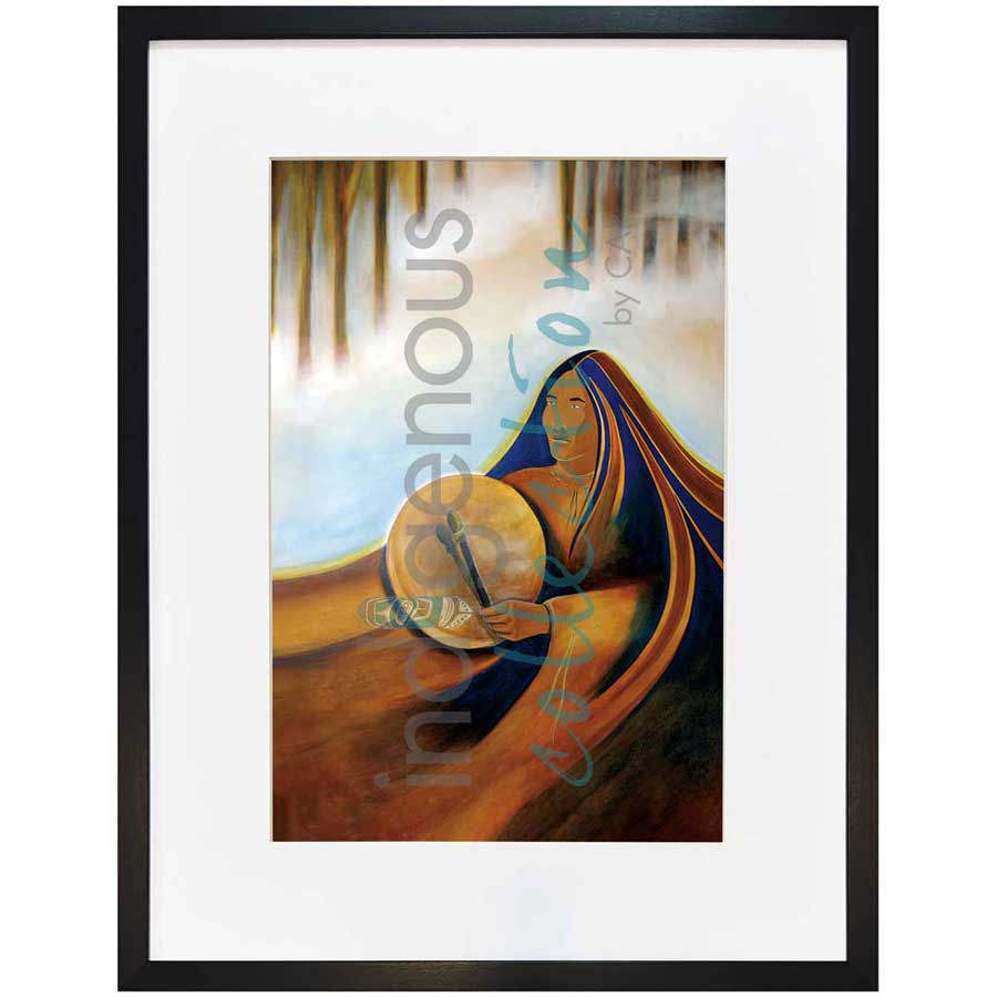Honouring the Giver of Life / Hommage à la Source de Vie by artist Nathalie Coutou - Mi’kmaq Métis. Indigenous Collection
