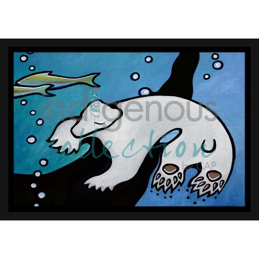 Ice Dream / Rêve de Glace by artist Nathalie Coutou - Mi’kmaq Métis. Indigenous Collection