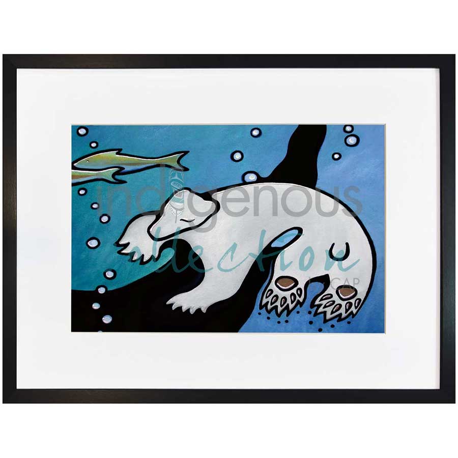 Ice Dream / Rêve de Glace by artist Nathalie Coutou - Mi’kmaq Métis. Indigenous Collection