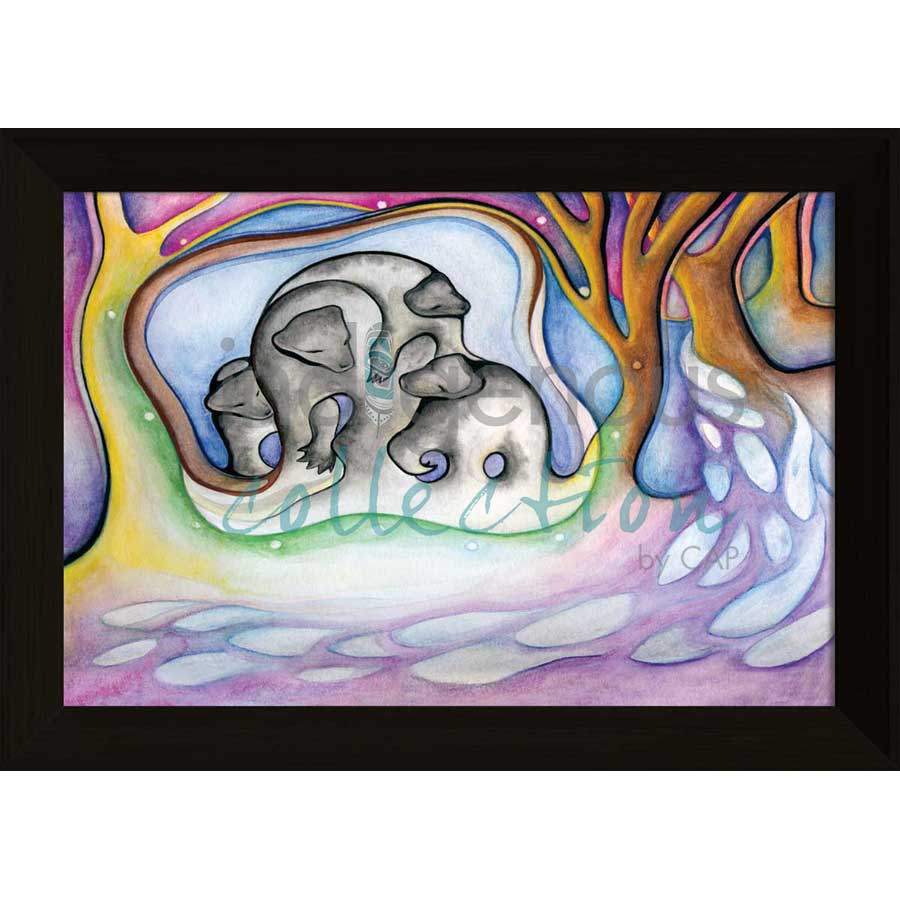 Inner Memories / Mémoires Ancestrales by artist Nathalie Coutou - Mi’kmaq Métis. Indigenous Collection