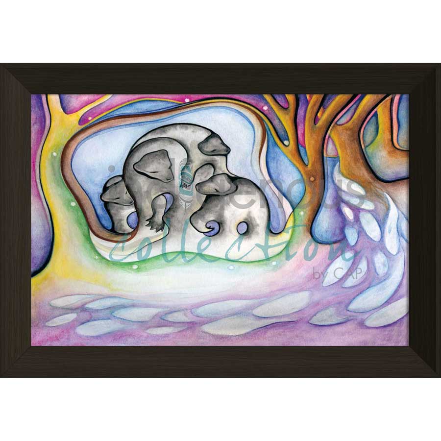 Inner Memories / Mémoires Ancestrales by artist Nathalie Coutou - Mi’kmaq Métis. Indigenous Collection