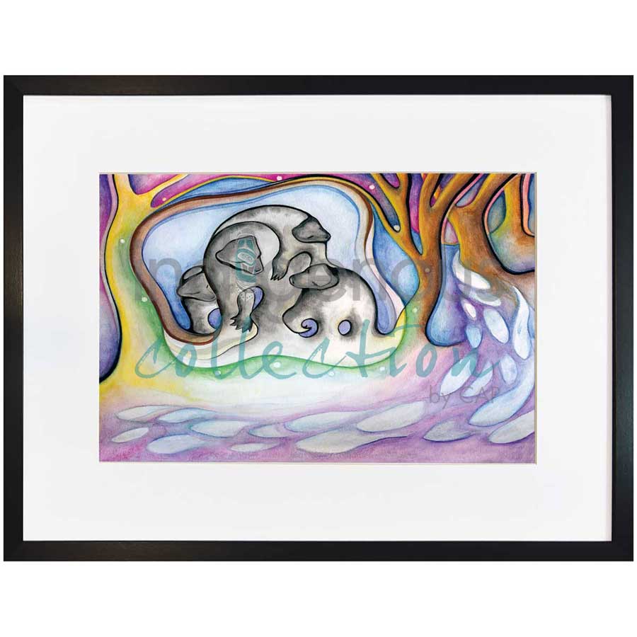 Inner Memories / Mémoires Ancestrales by artist Nathalie Coutou - Mi’kmaq Métis. Indigenous Collection