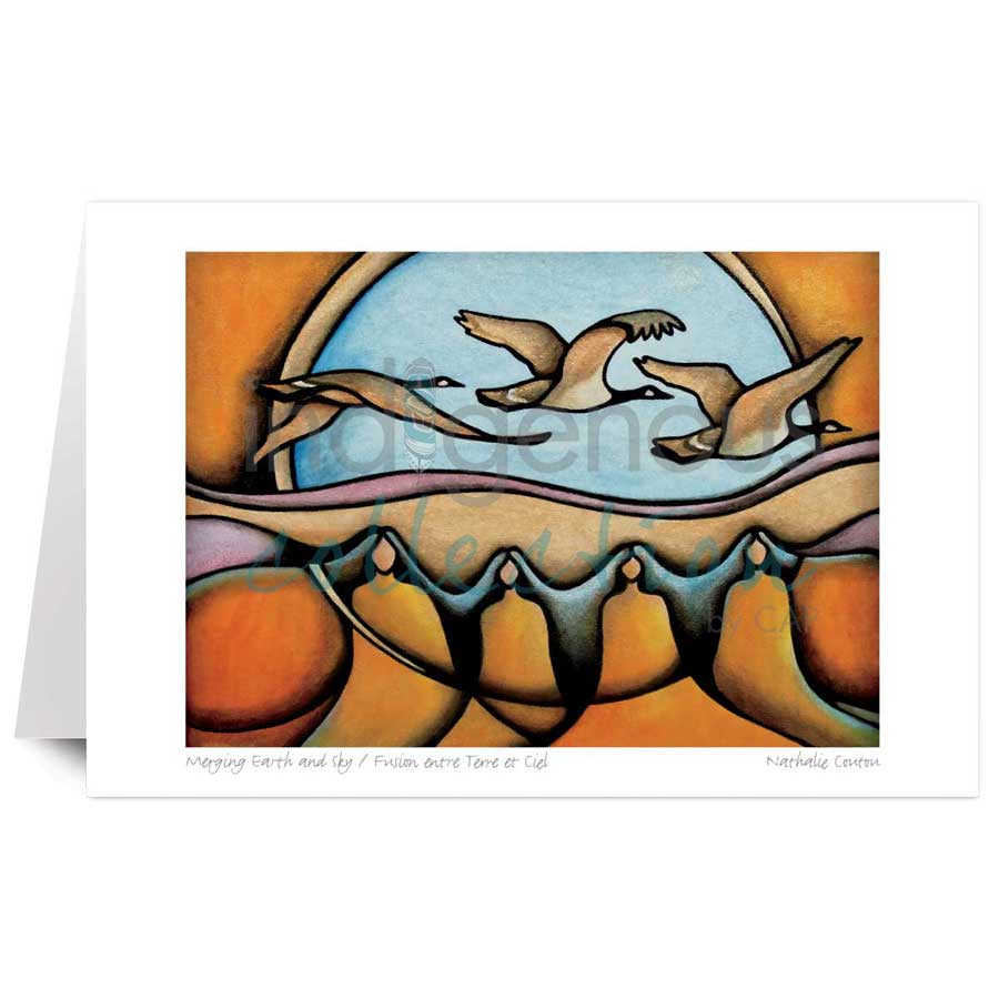 Merging Earth and Sky /√Ç¬†Fusion entre Terre et Ciel by artist Nathalie Coutou