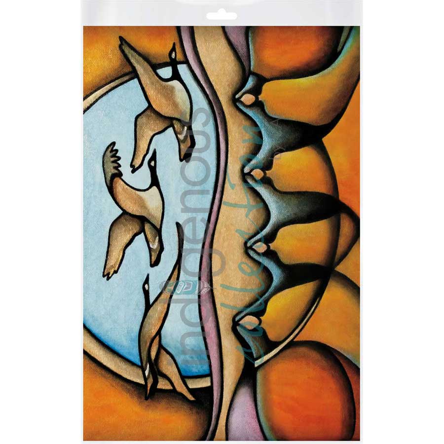 Merging Earth and Sky / Fusion entre Terre et Ciel by artist Nathalie Coutou - Mi’kmaq Métis. Indigenous Collection