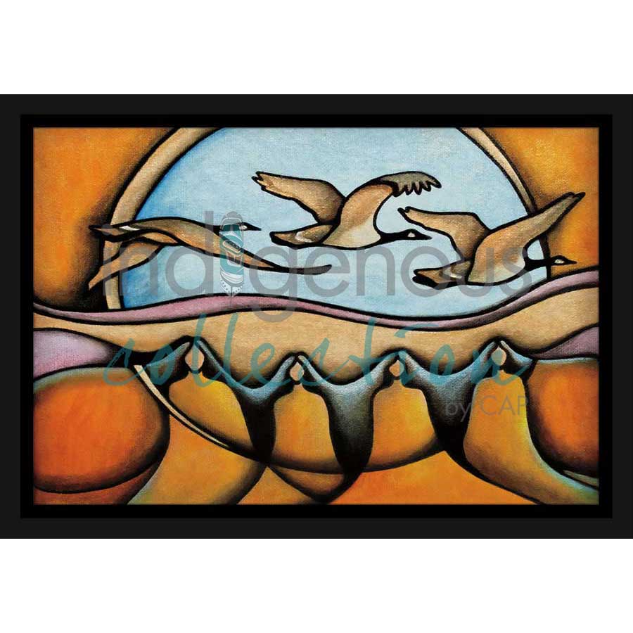 Merging Earth and Sky / Fusion entre Terre et Ciel by artist Nathalie Coutou - Mi’kmaq Métis. Indigenous Collection