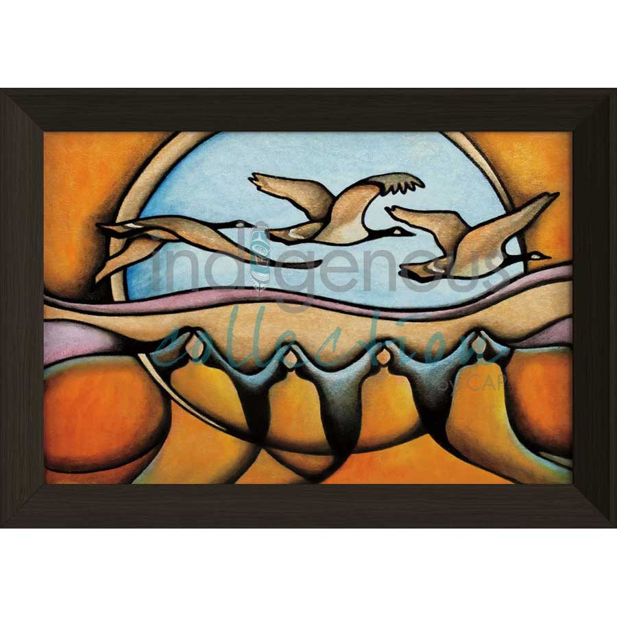 Merging Earth and Sky / Fusion entre Terre et Ciel by artist Nathalie Coutou - Mi’kmaq Métis. Indigenous Collection
