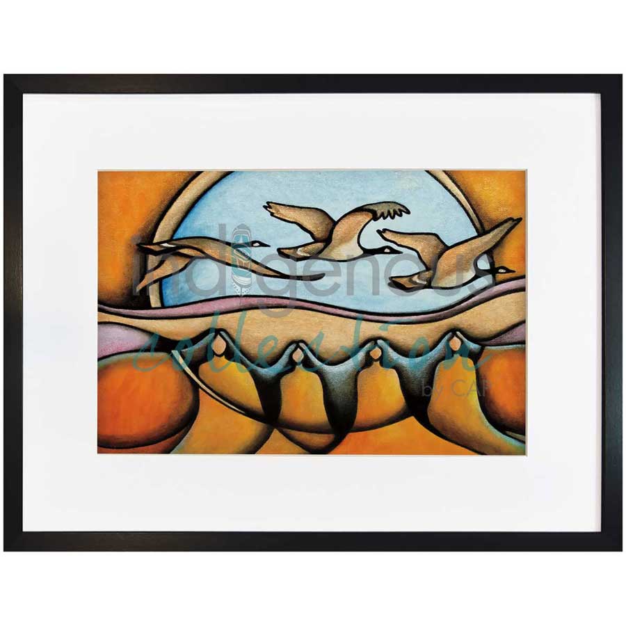 Merging Earth and Sky / Fusion entre Terre et Ciel by artist Nathalie Coutou - Mi’kmaq Métis. Indigenous Collection