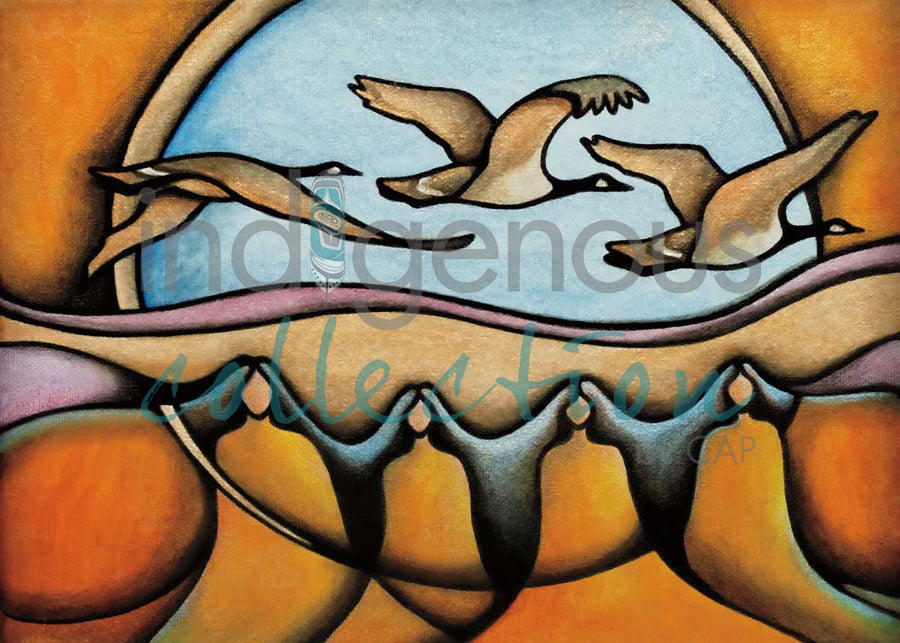 Merging Earth and Sky / Fusion entre Terre et Ciel by artist Nathalie Coutou