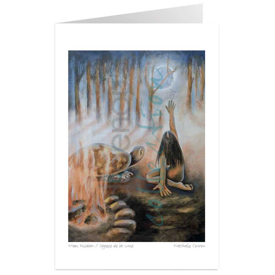 Moon Wisdom /√Ç¬†Sagesse de la Lune by artist Nathalie Coutou