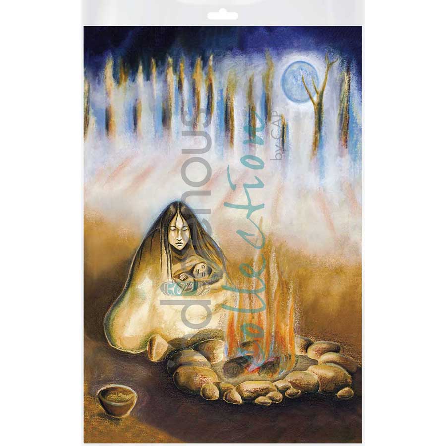 New Fire / Nouveau Feu by artist Nathalie Coutou - Mi’kmaq Métis. Indigenous Collection