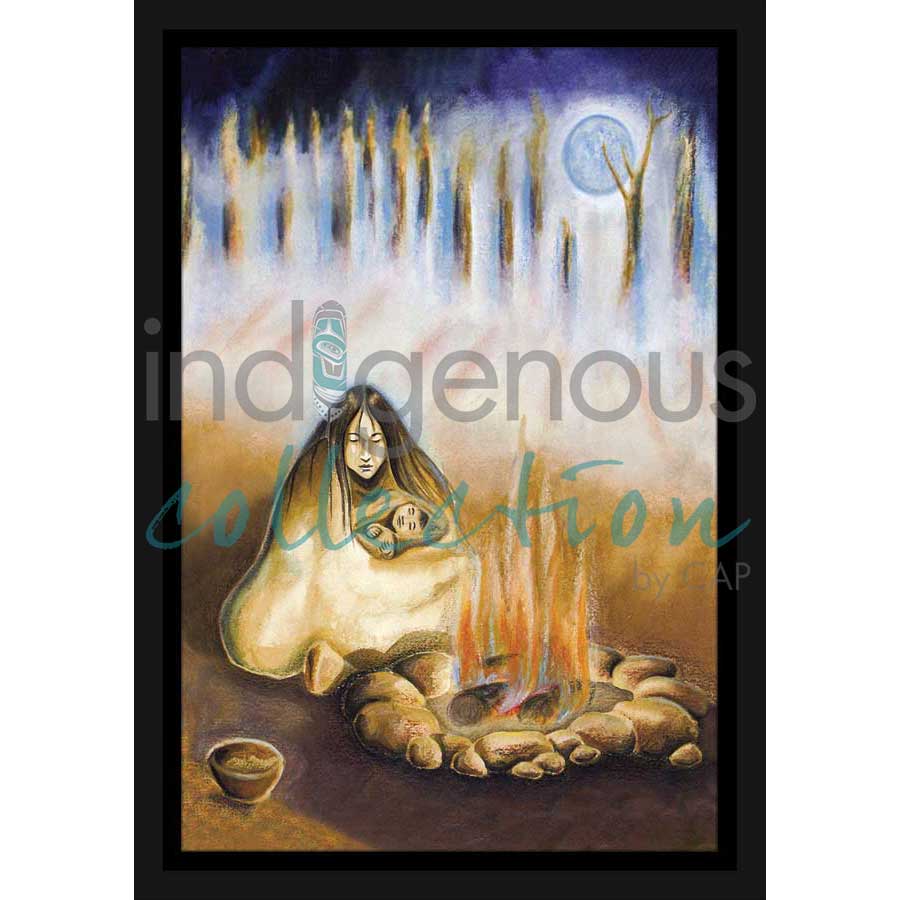 New Fire / Nouveau Feu by artist Nathalie Coutou - Mi’kmaq Métis. Indigenous Collection