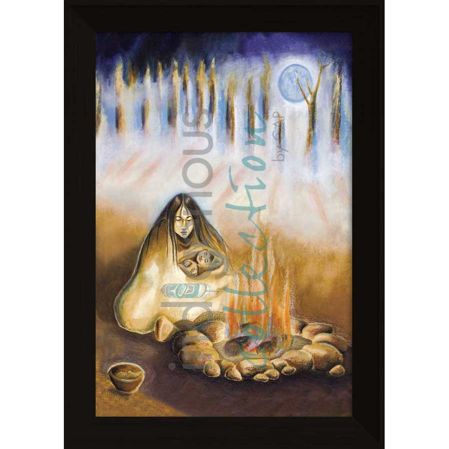 New Fire / Nouveau Feu by artist Nathalie Coutou - Mi’kmaq Métis. Indigenous Collection
