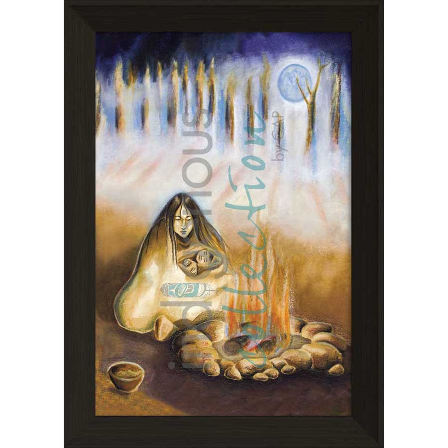 New Fire / Nouveau Feu by artist Nathalie Coutou - Mi’kmaq Métis. Indigenous Collection