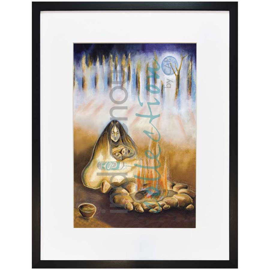 New Fire / Nouveau Feu by artist Nathalie Coutou - Mi’kmaq Métis. Indigenous Collection