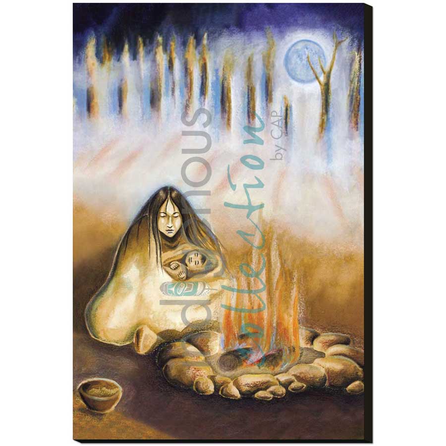 New Fire / Nouveau Feu by artist Nathalie Coutou - Mi’kmaq Métis. Indigenous Collection