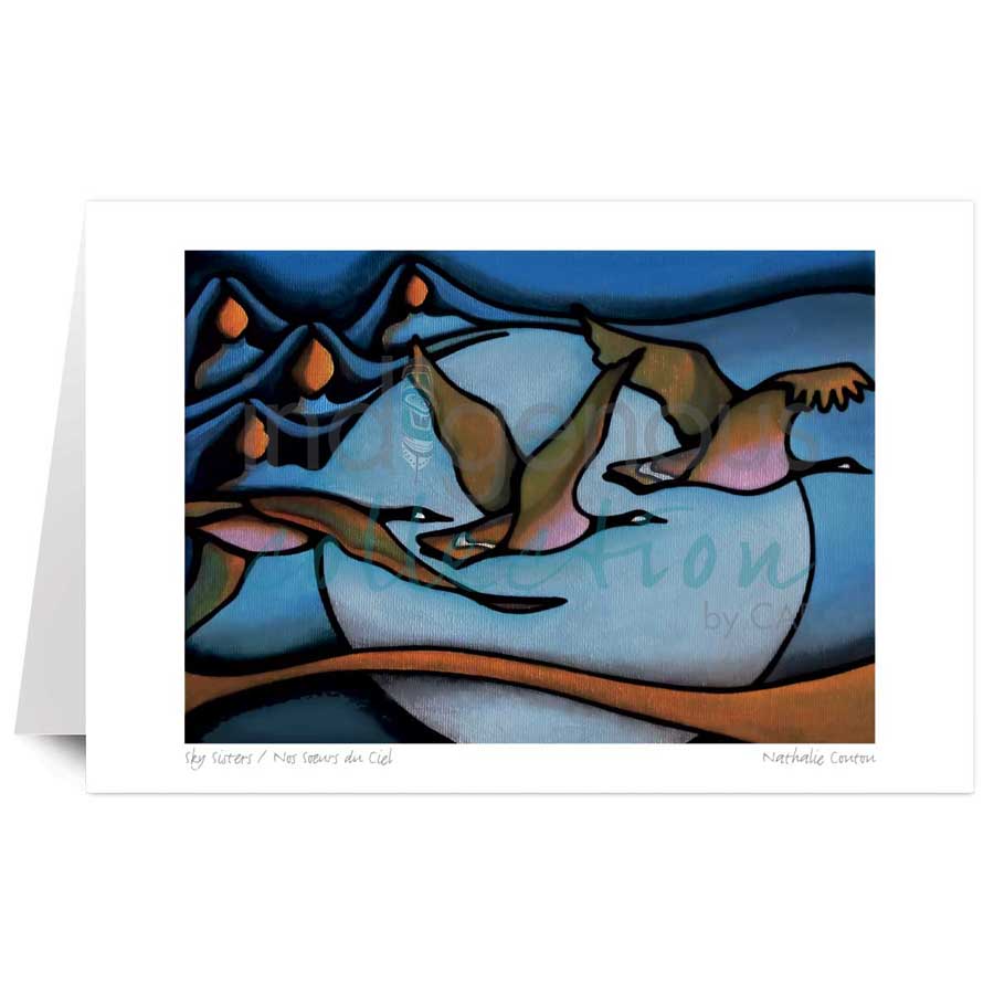 Sky Sisters /√Ç¬†Nos Soeurs du Ciel by artist Nathalie Coutou