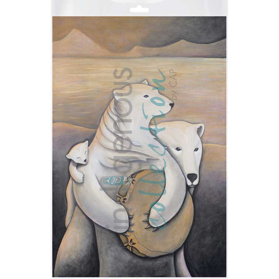 Northern Keepers / Gardiens du Nord by artist Nathalie Coutou - Mi’kmaq Métis. Indigenous Collection