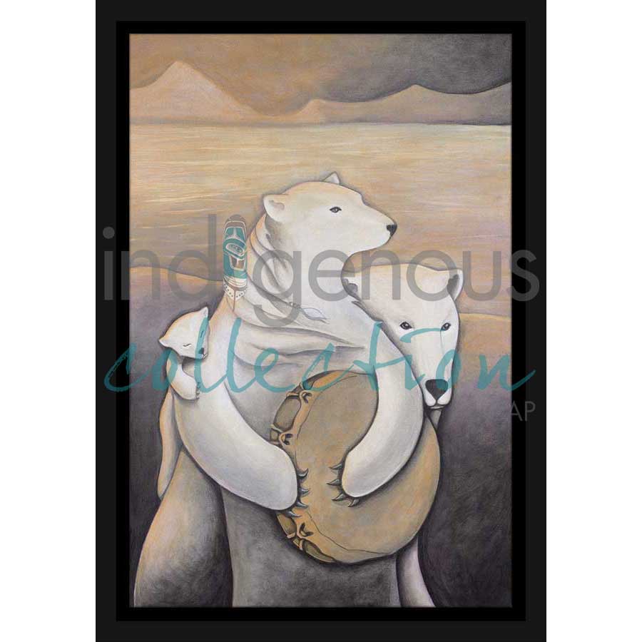 Northern Keepers / Gardiens du Nord by artist Nathalie Coutou - Mi’kmaq Métis. Indigenous Collection