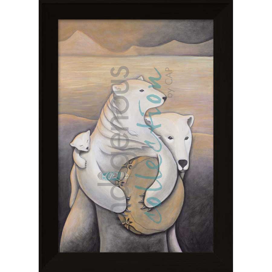 Northern Keepers / Gardiens du Nord by artist Nathalie Coutou - Mi’kmaq Métis. Indigenous Collection
