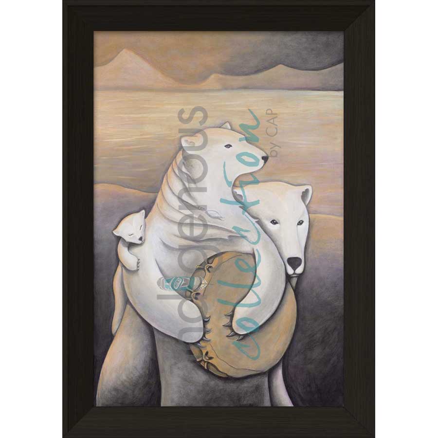 Northern Keepers / Gardiens du Nord by artist Nathalie Coutou - Mi’kmaq Métis. Indigenous Collection