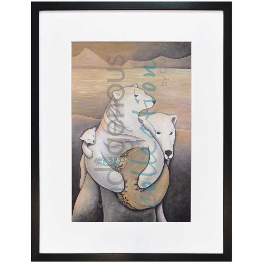 Northern Keepers / Gardiens du Nord by artist Nathalie Coutou - Mi’kmaq Métis. Indigenous Collection