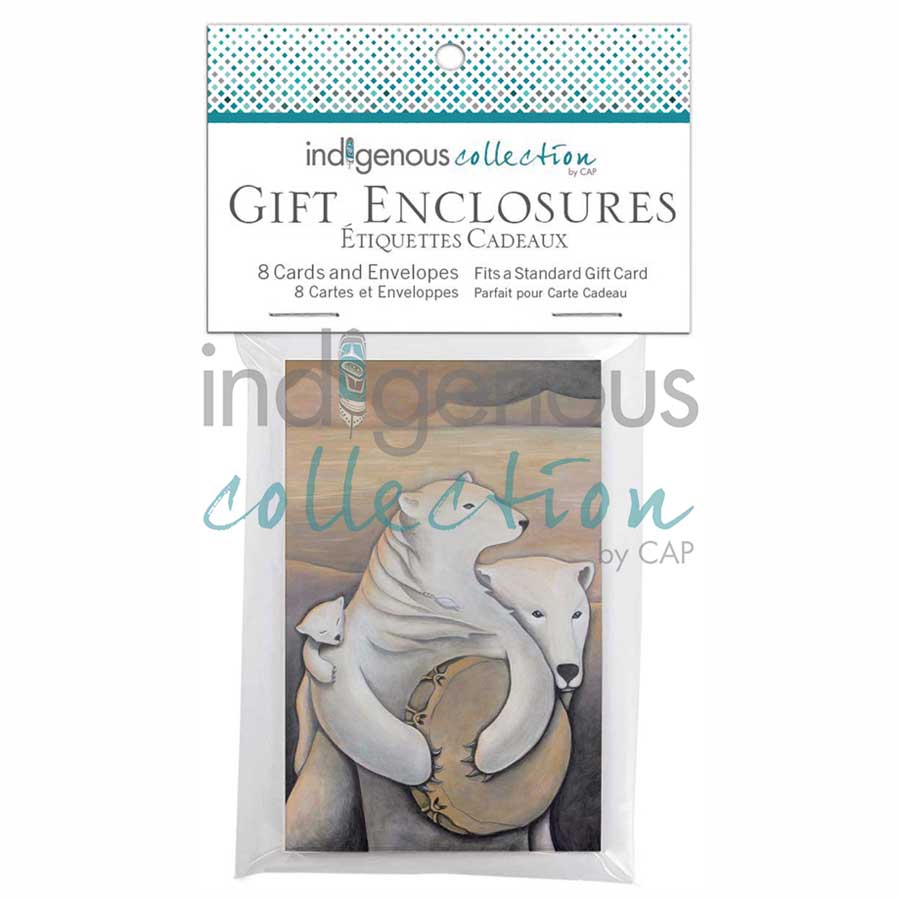 Northern Keepers / Gardiens du Nord Gift Enclosure Cards by artist Nathalie Coutou