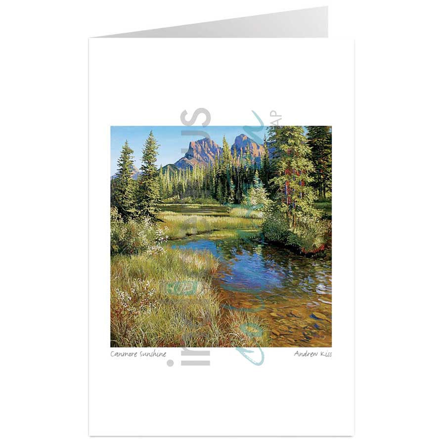 Canmore Sunshine by artist Andrew Kiss